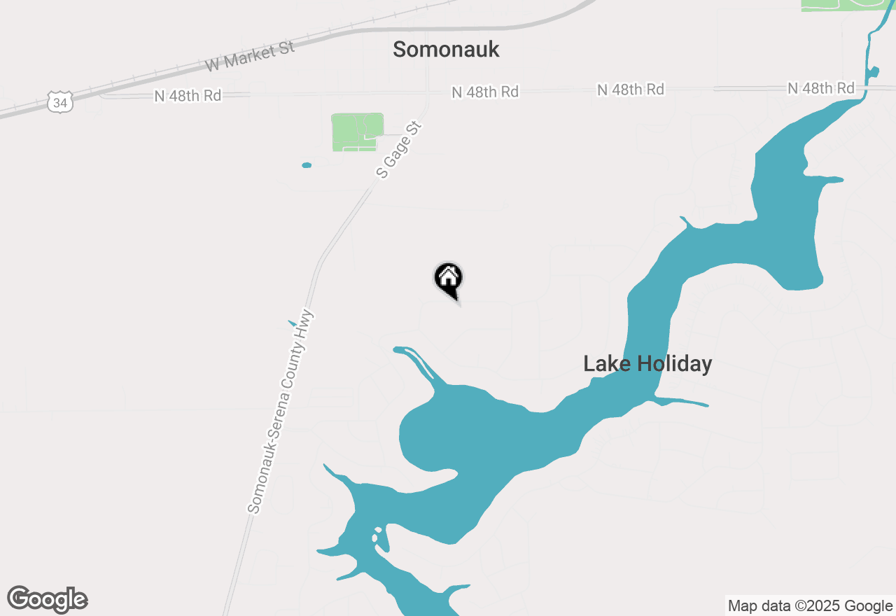 Map of 480 Lasalle Drive, Lake Holiday, IL 60552