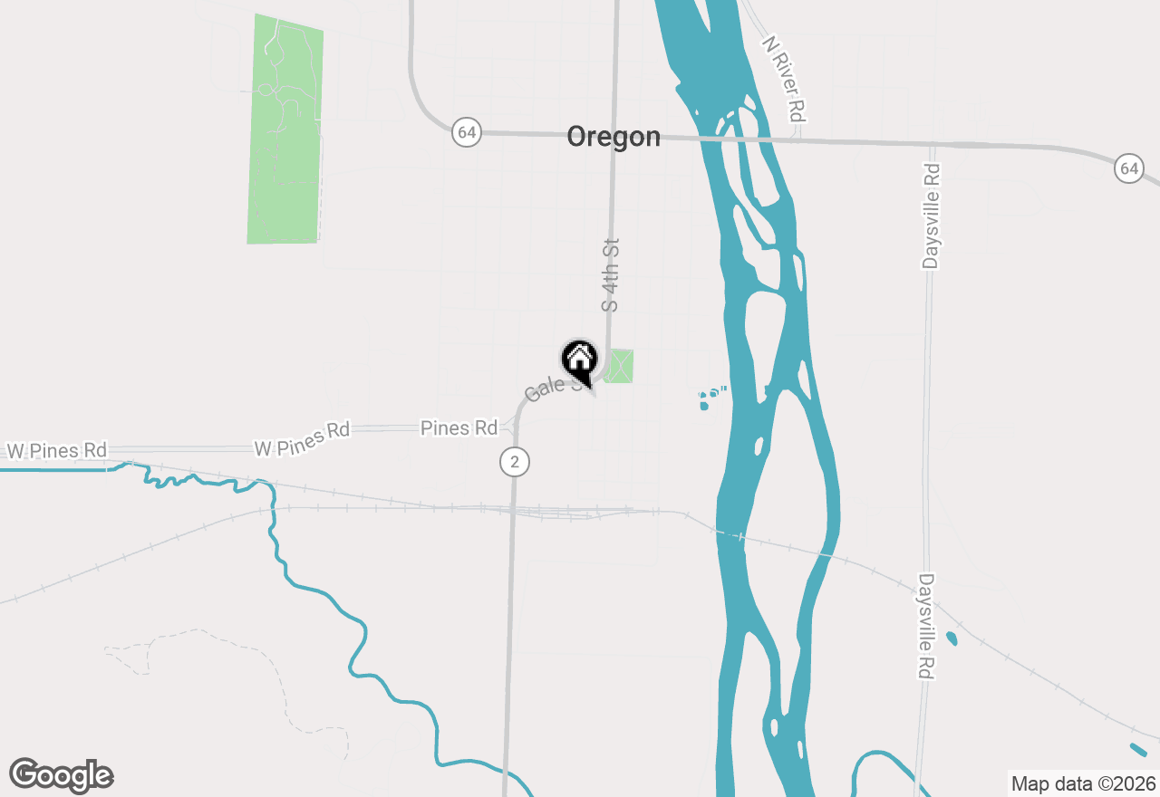 Map of 805 S 5th Street, Oregon, IL 61061