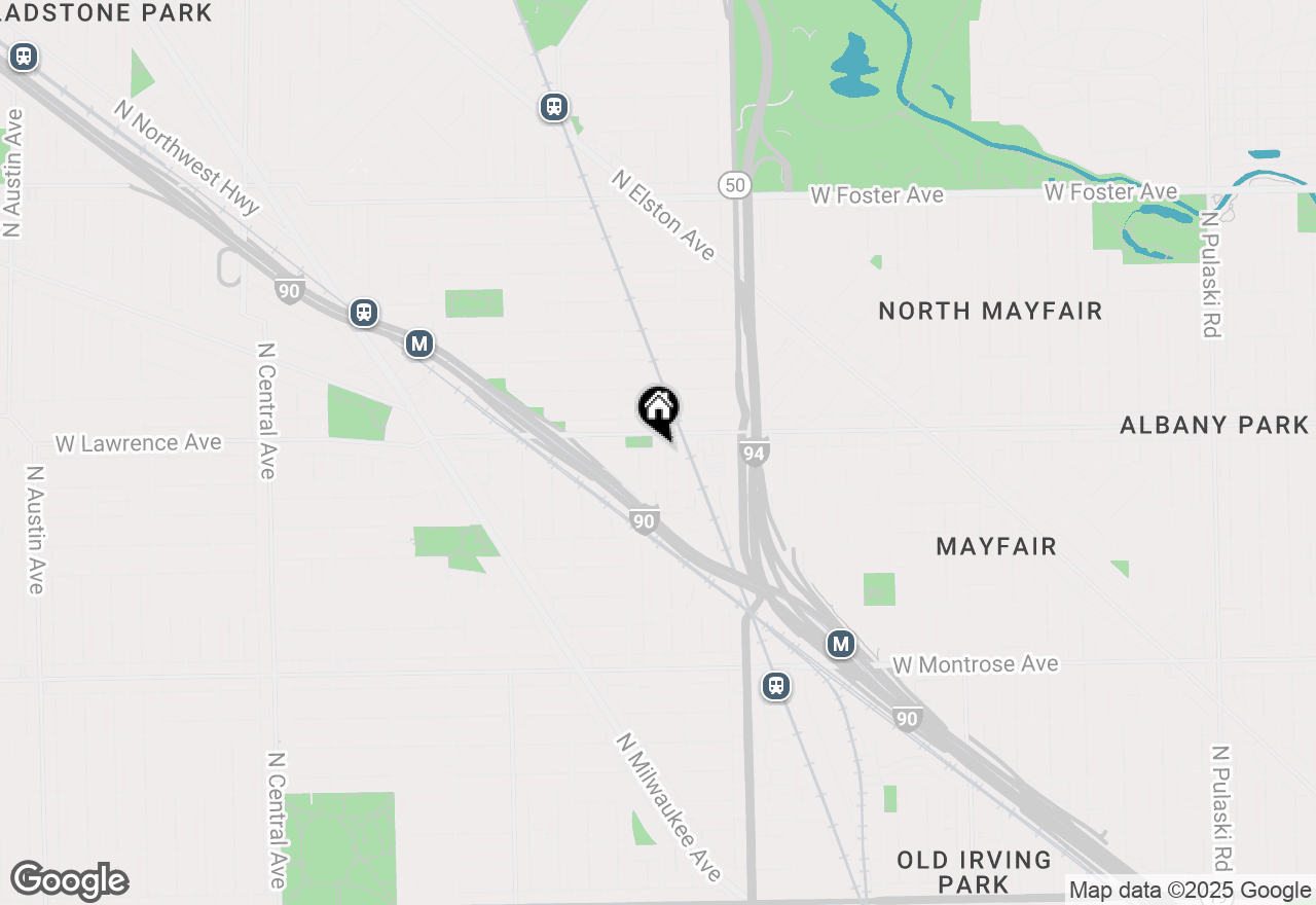 Map of (Address confidential), Chicago, Illinois 60630