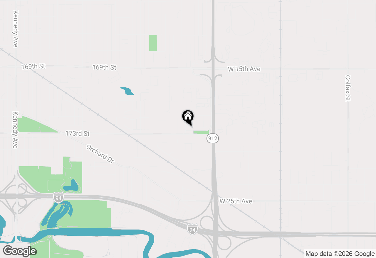 Map of 3820 Robinhood Lane, Hammond, IN 46323