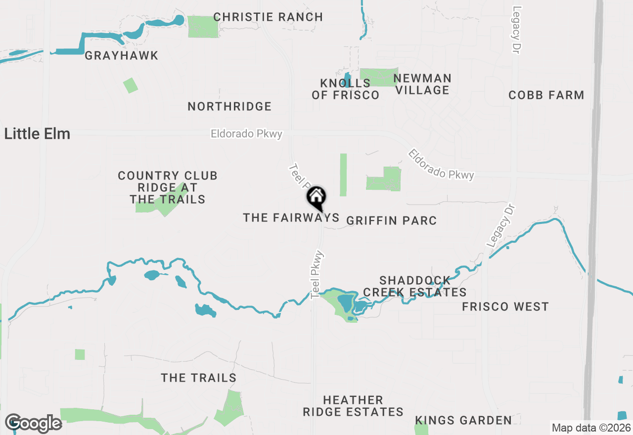 Map of 11436 Blackhawk Drive, Frisco, TX 75033