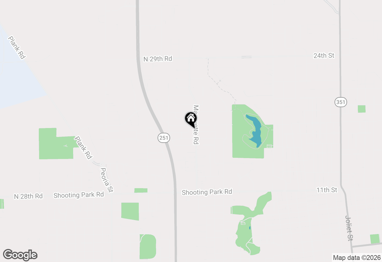 Map of 2705 Debo Drive, Peru, IL 61354