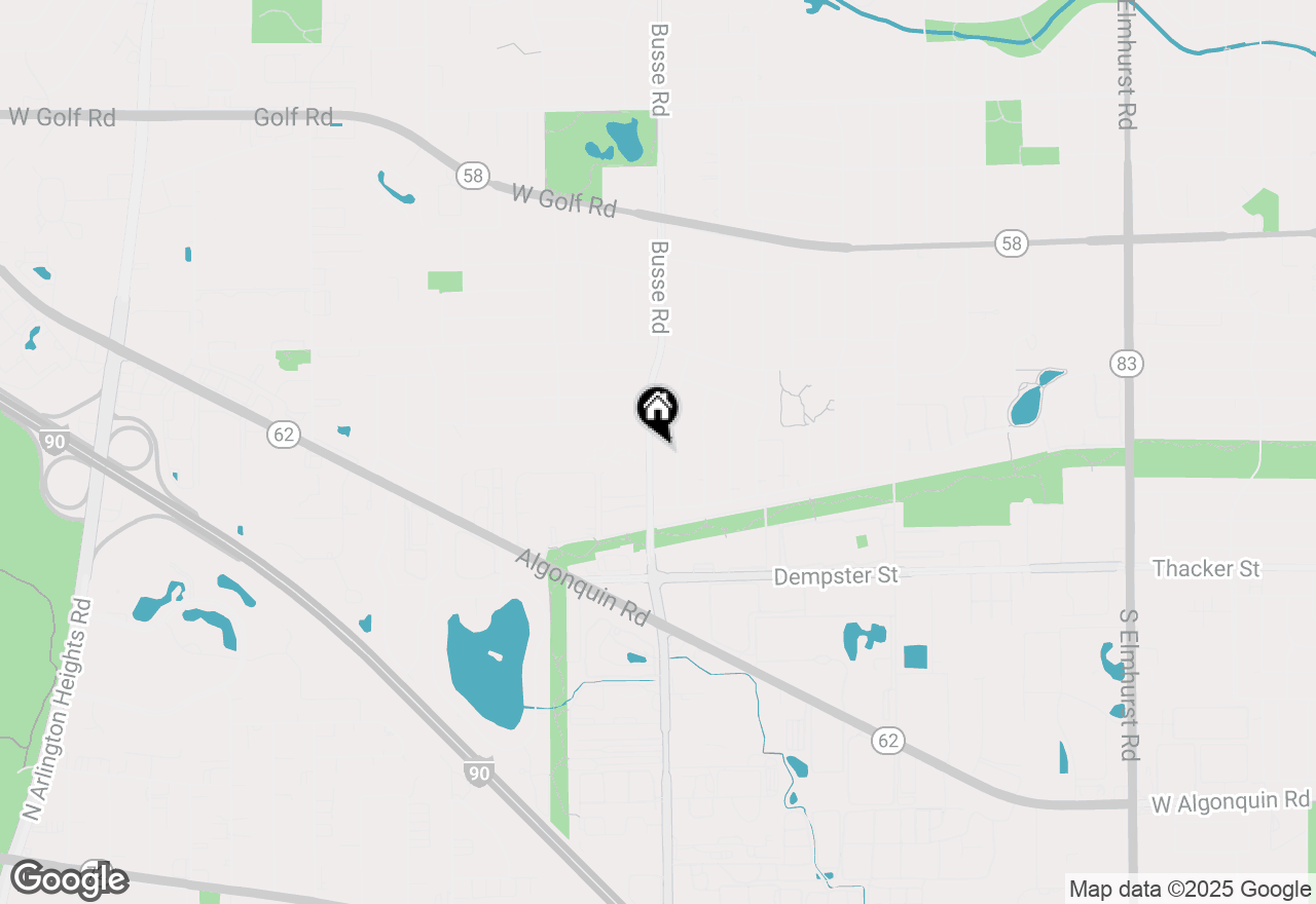 Map of 1427 S Busse Road, Mount Prospect, IL 60056