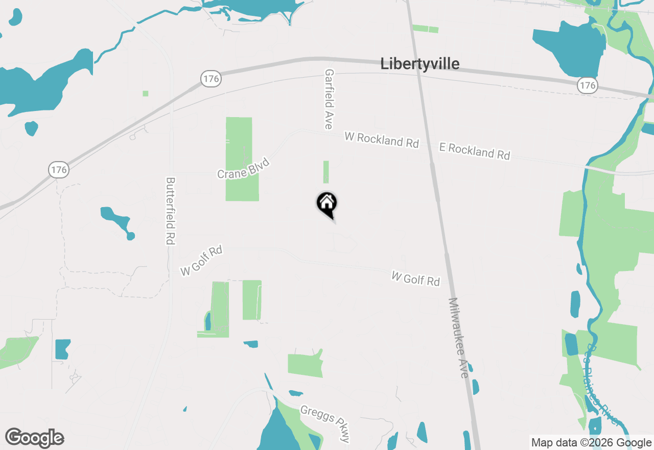 Map of 505 Fairlawn Avenue, Libertyville, IL 60048