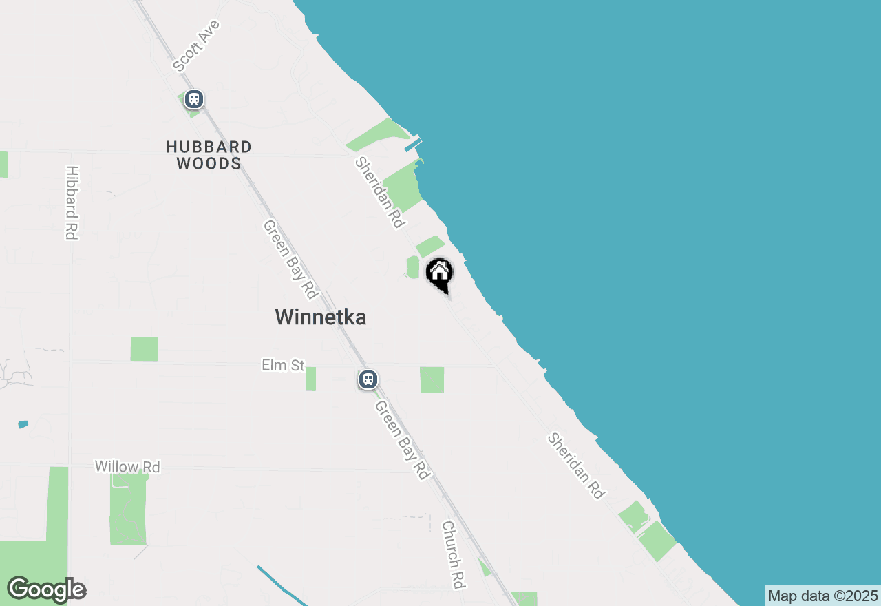 Map of 650 Sheridan Road, Winnetka, IL 60093