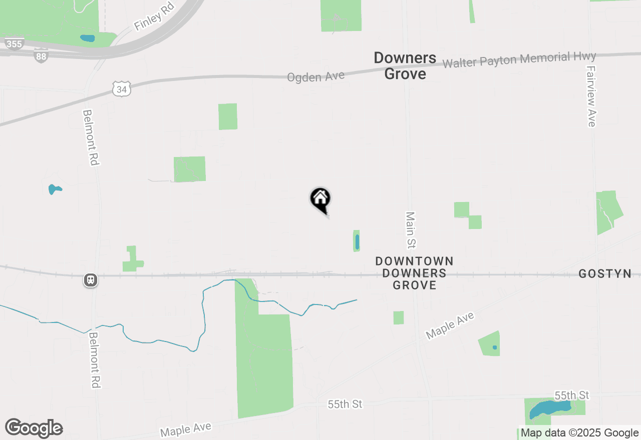 Map of 4820 Oakwood Avenue, Downers Grove, IL 60515