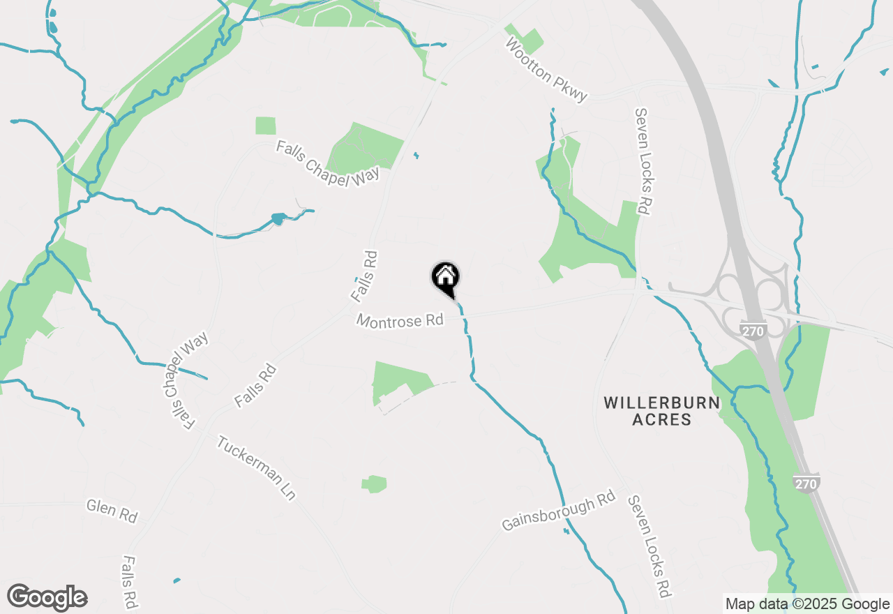 Map of 4 Atwell Court, Potomac, MD 20854