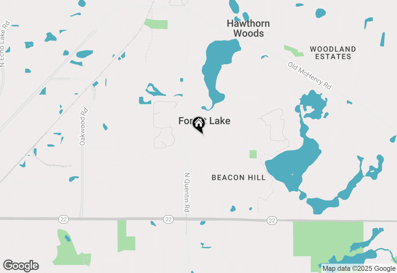 Map of 23579 N Cottage Road, Lake Zurich, IL 60047