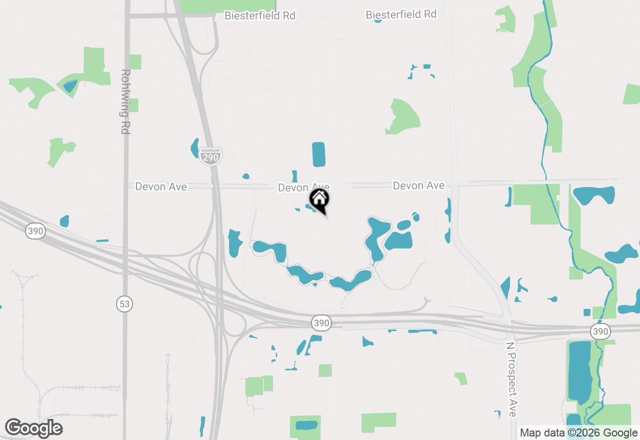Map of 118 Bay Drive, Itasca, IL 60143
