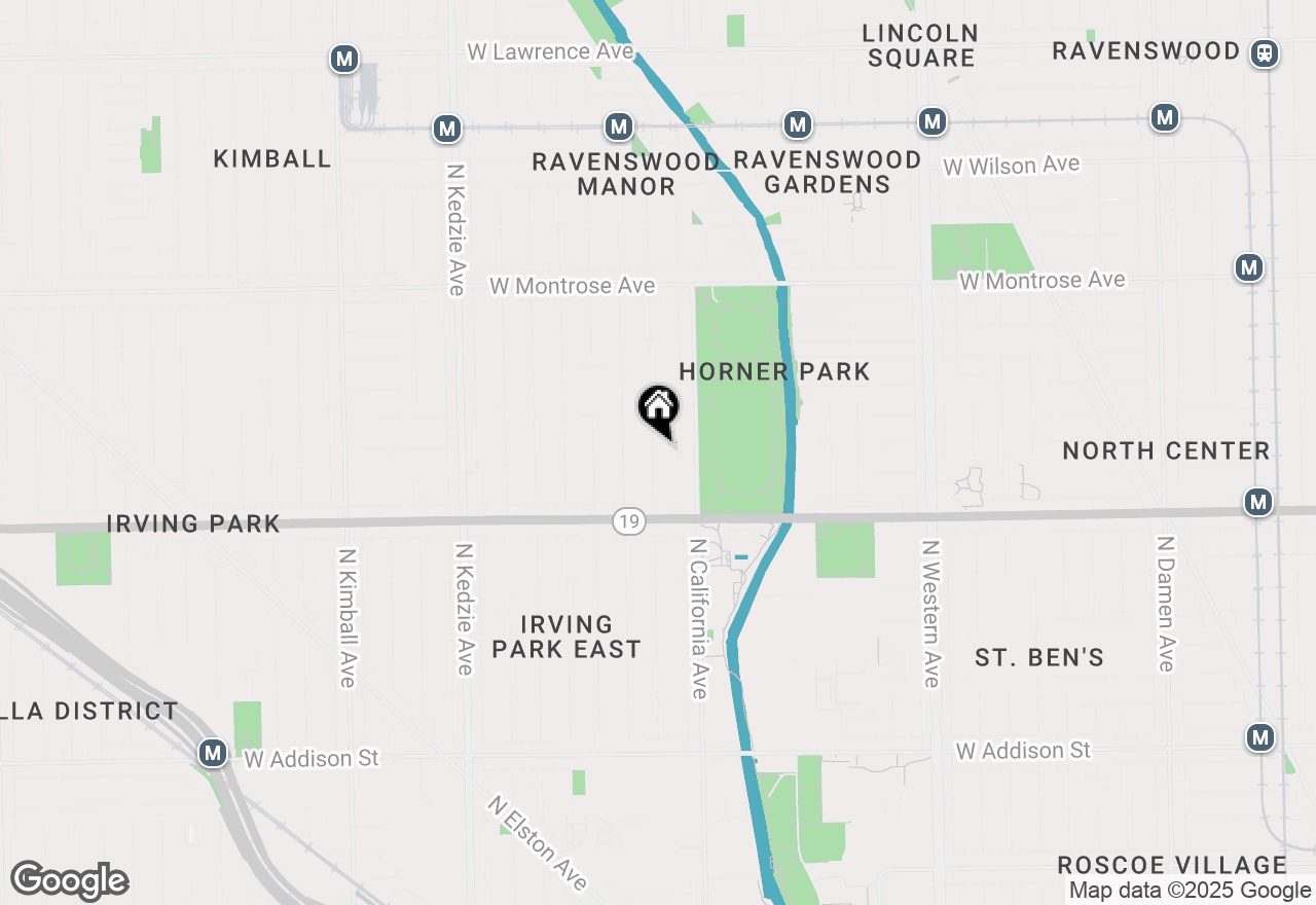 Map of 4104 N Mozart Street #1W, Chicago, IL 60618