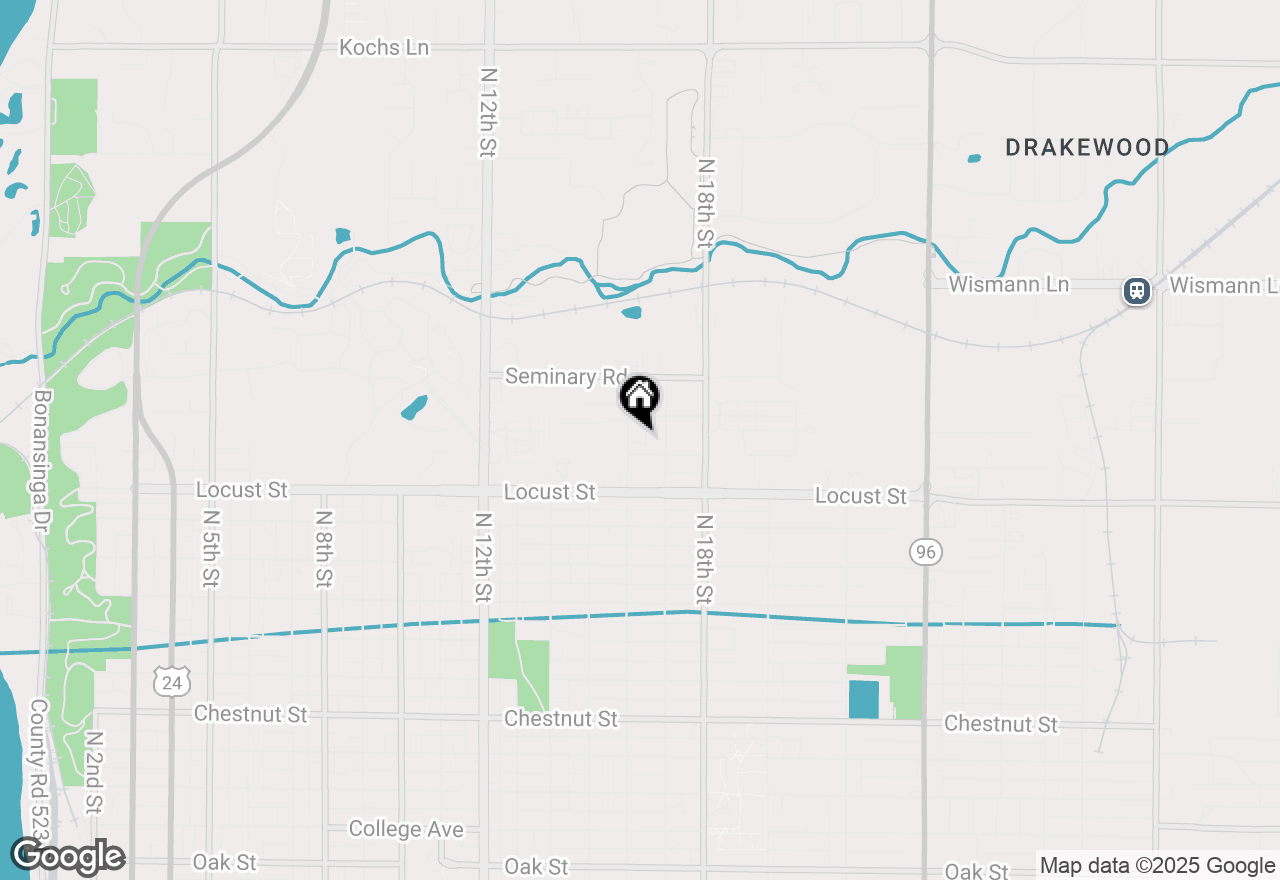 Map of 1121 Koch's Ln, Quincy, IL 62305