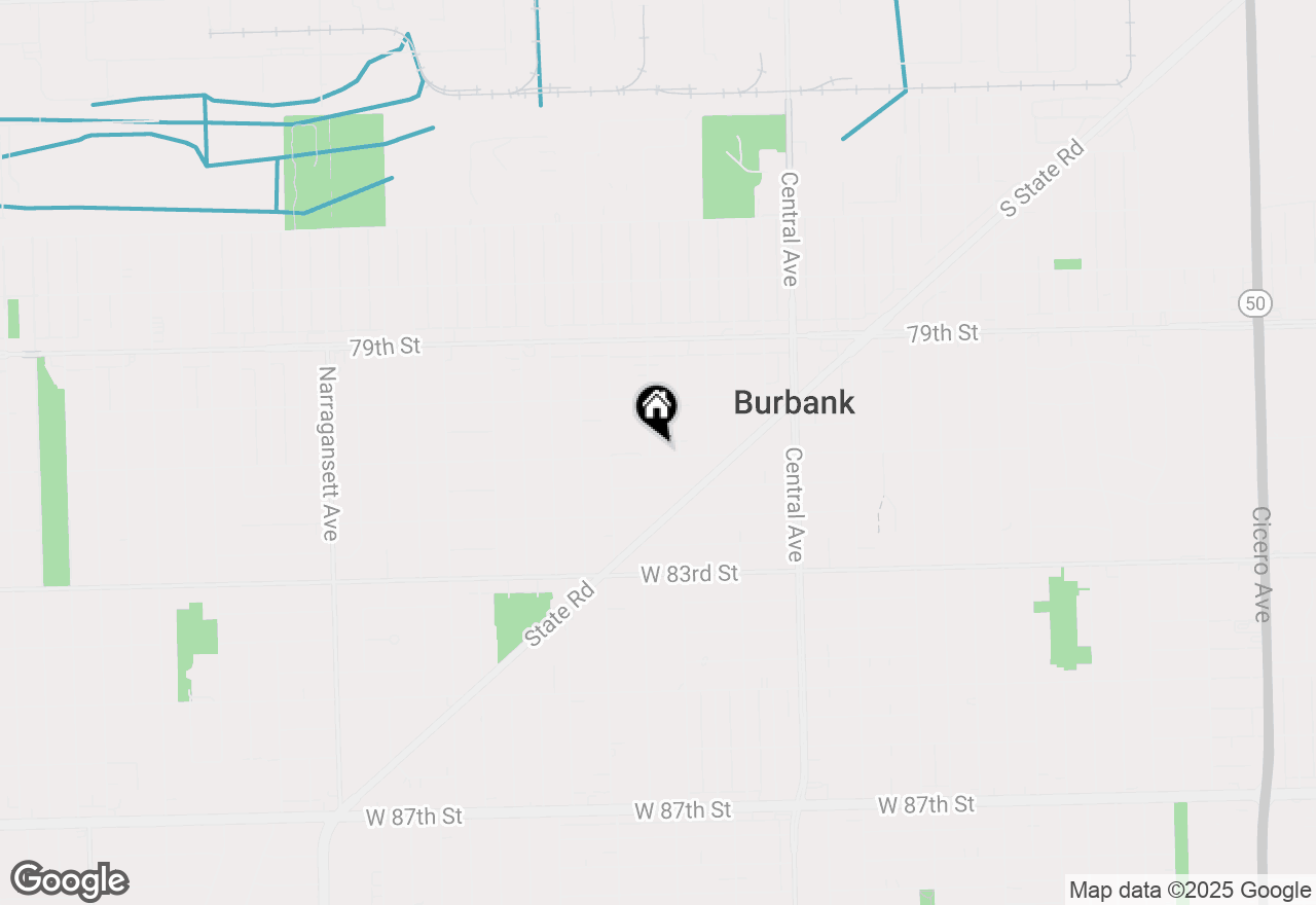 Map of 5830 W 81st Street, Burbank, IL 60459