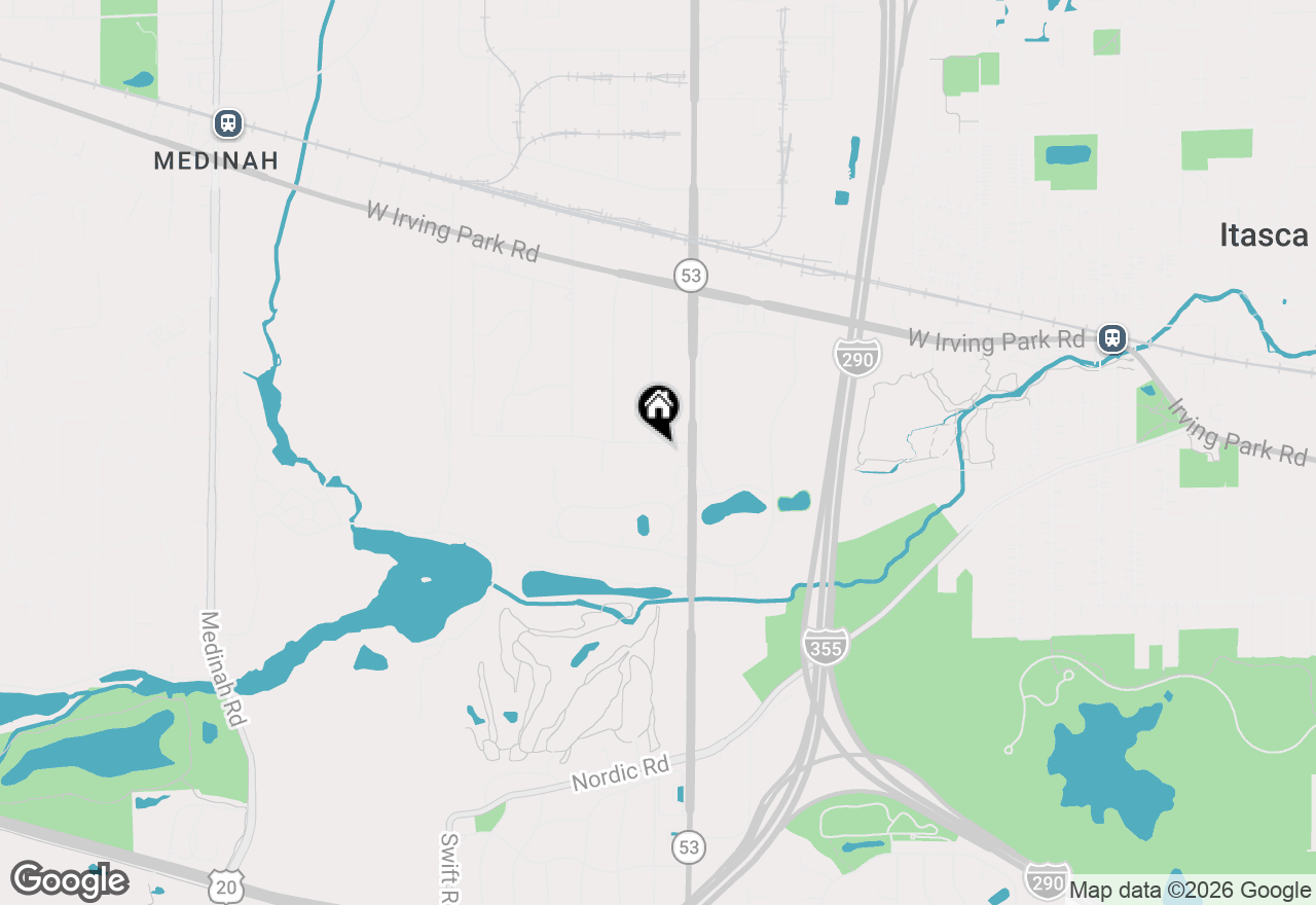 Map of 21W051 Woodview Drive, Itasca, IL 60143