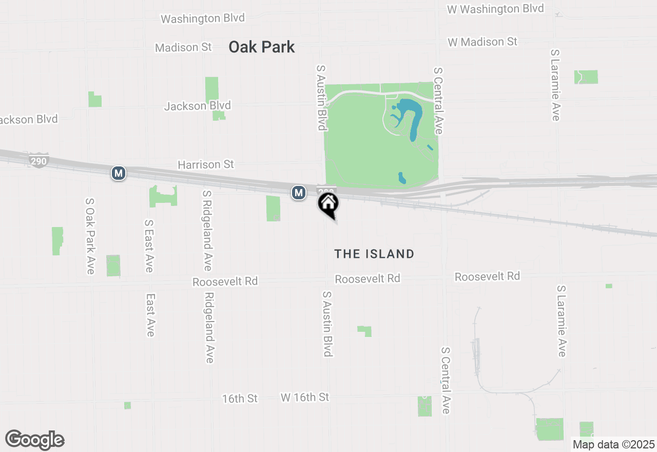 Map of 1007 S Austin Boulevard, Chicago, IL 60644