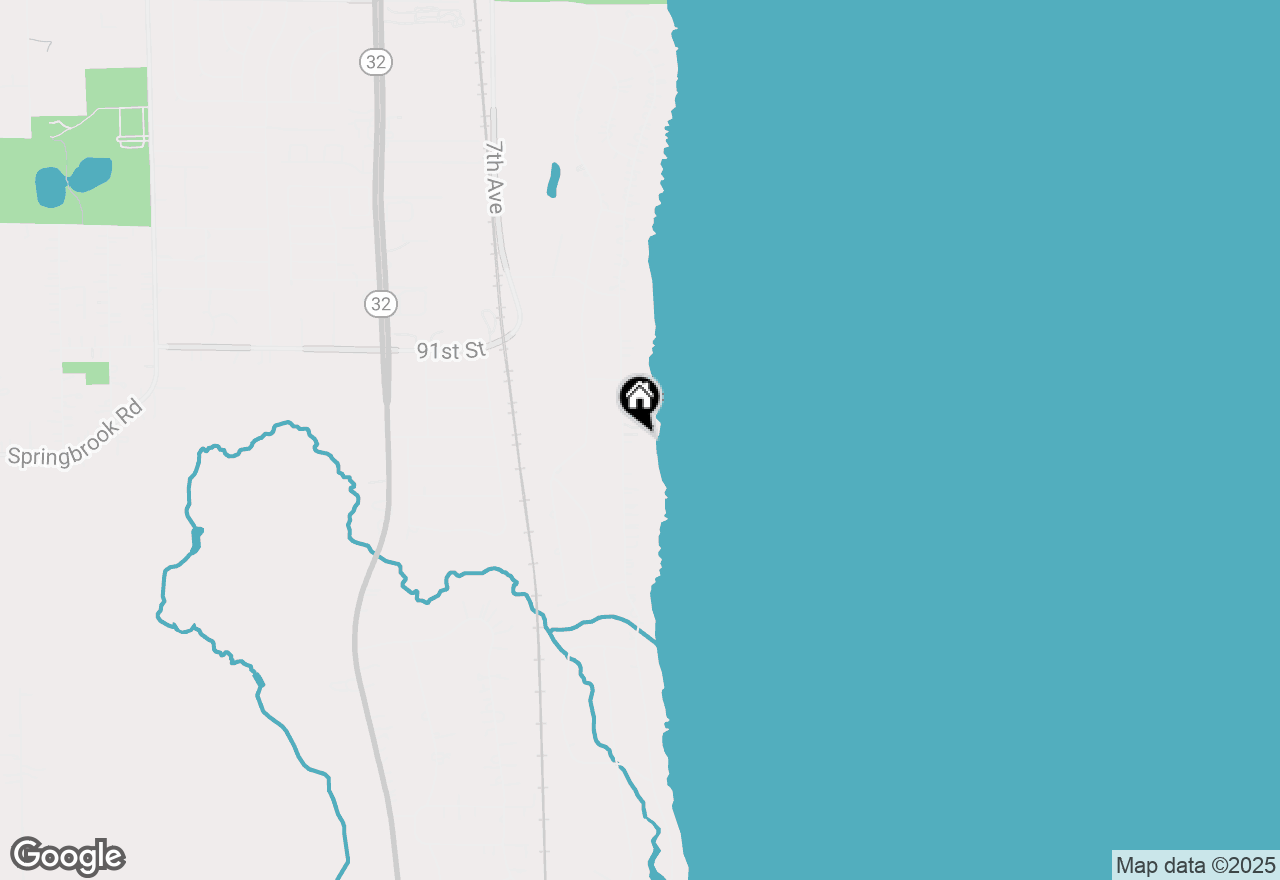 Map of 9237 Lakeshore Dr, Pleasant Prairie, WI 53158