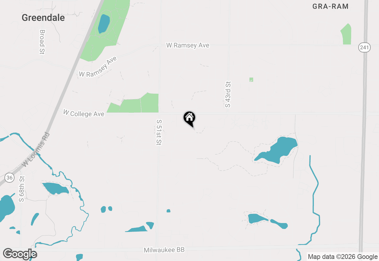 Map of 4748 Sumac Ln, Greendale, WI 53129