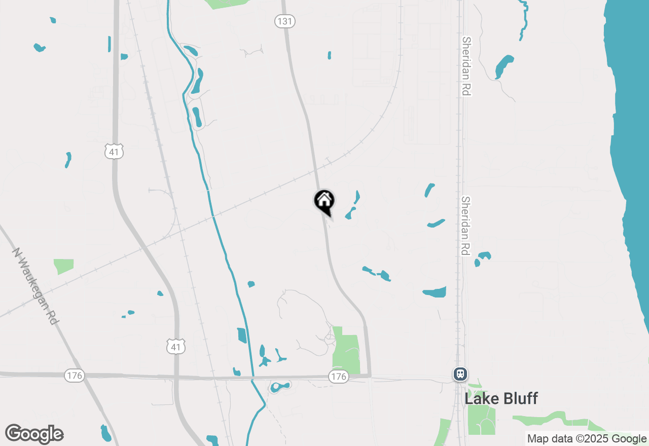 Map of 1061 Green Bay Road, Lake Bluff, IL 60044