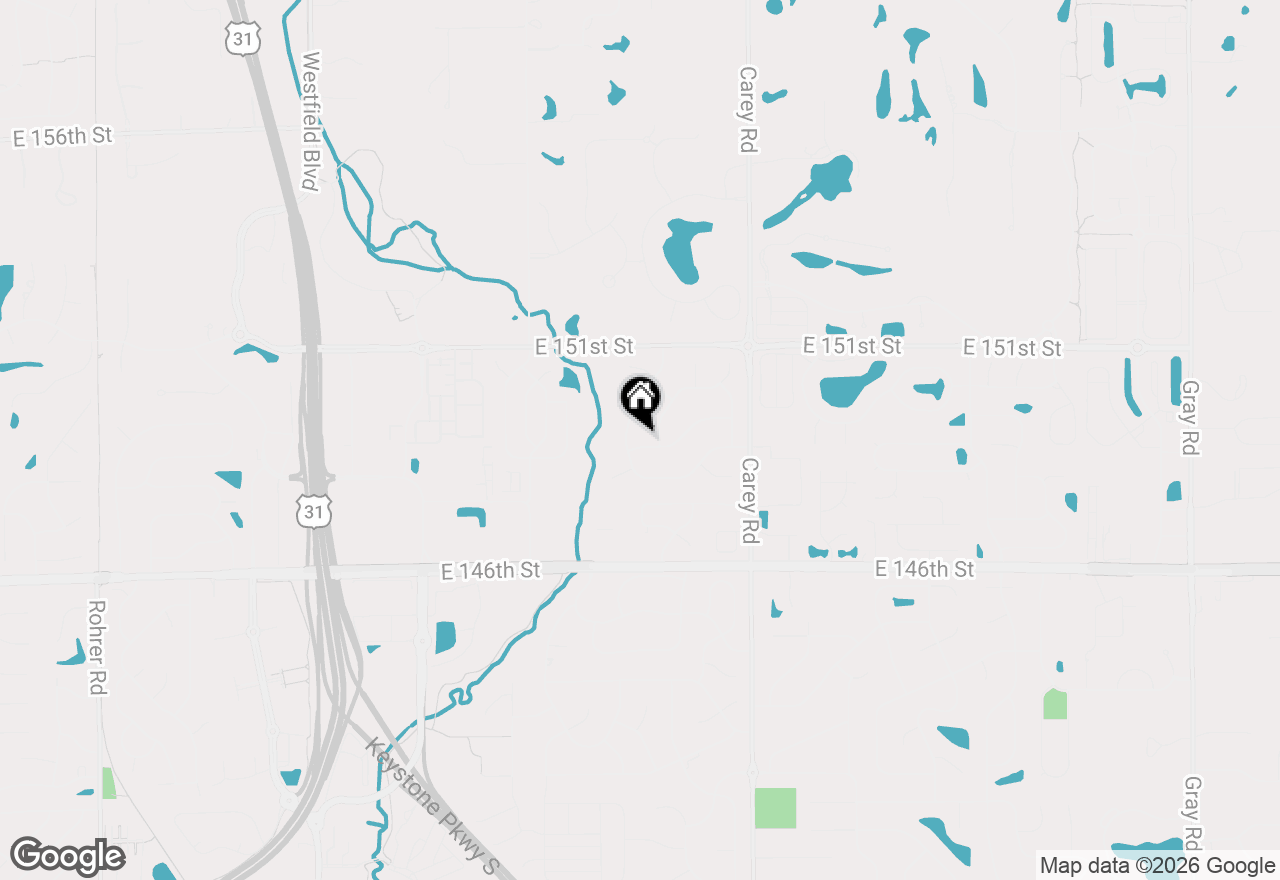 Map of 2928 Curry Lane, Carmel, IN 46033