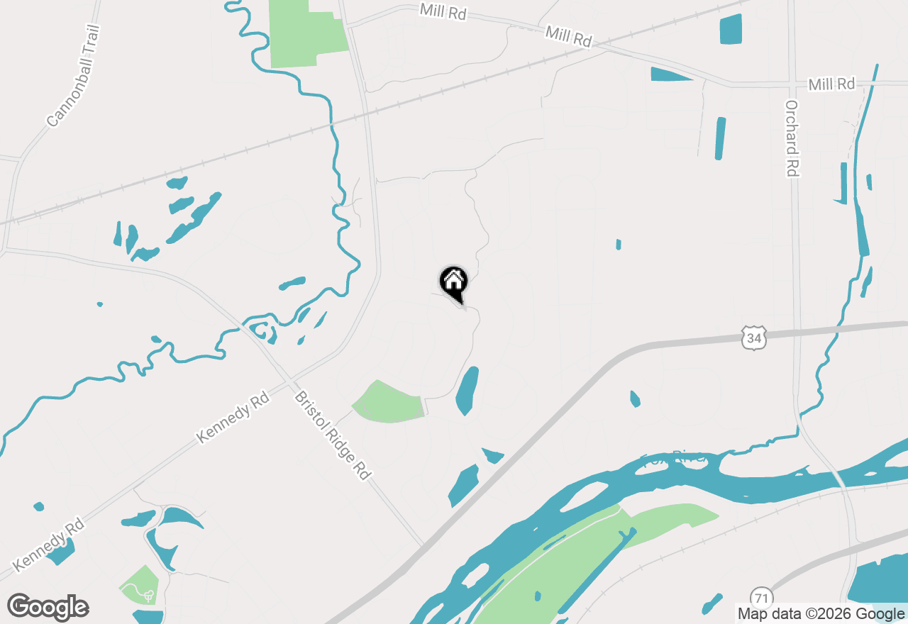 Map of 2920 Cryder Way, Yorkville, IL 60560