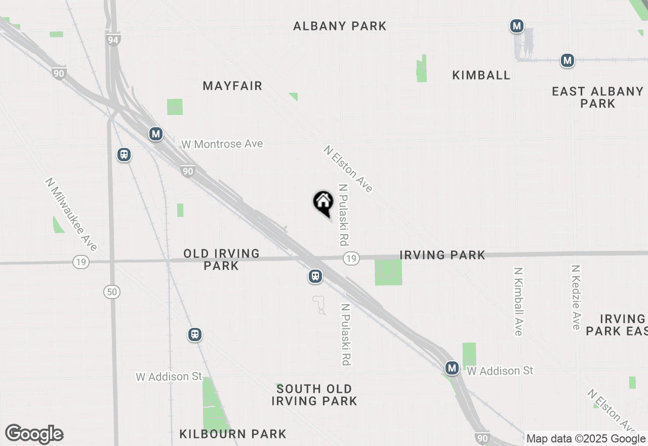 Map of 4106 N Keystone Avenue #1W, Chicago, IL 60641
