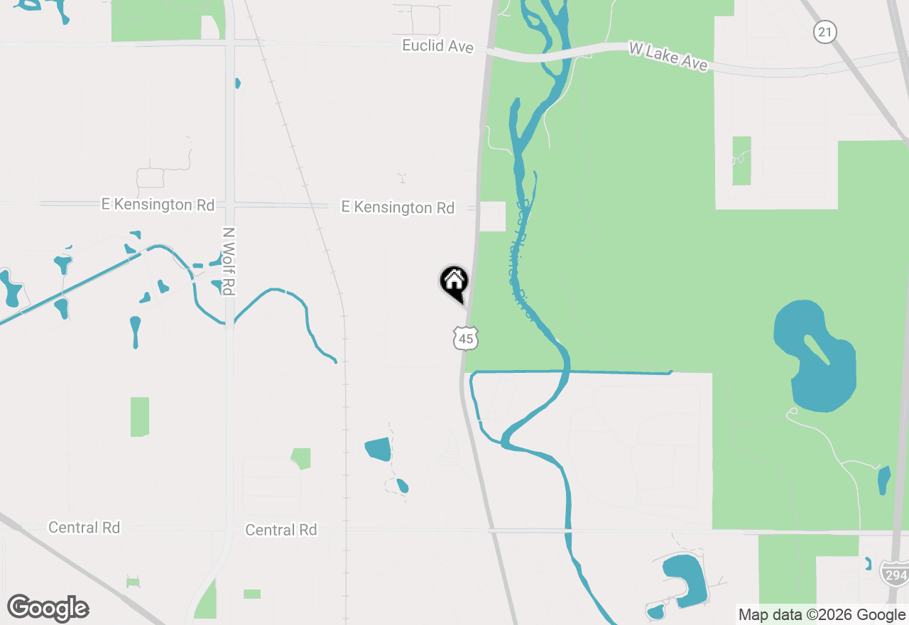 Map of 430 N River Road, Mount Prospect, IL 60056