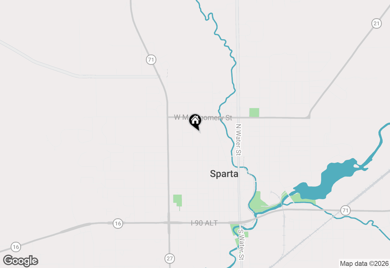 Map of 407 Merrill St, Sparta, WI 54656