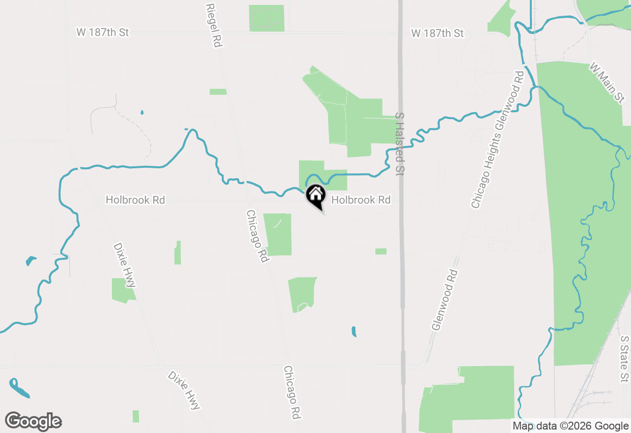 Map of 74 Frances Lane, Chicago Heights, IL 60411