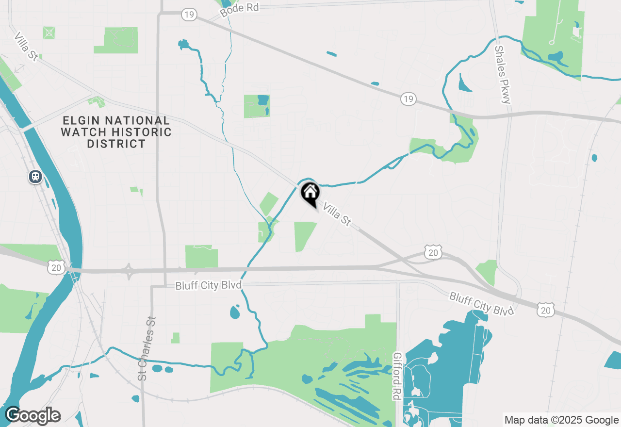 Map of 625 Virgil Avenue, Elgin, IL 60120