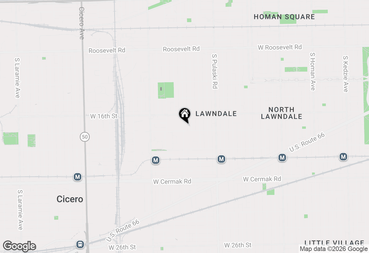 Map of 1645 S Keeler Avenue, Chicago, IL 60623