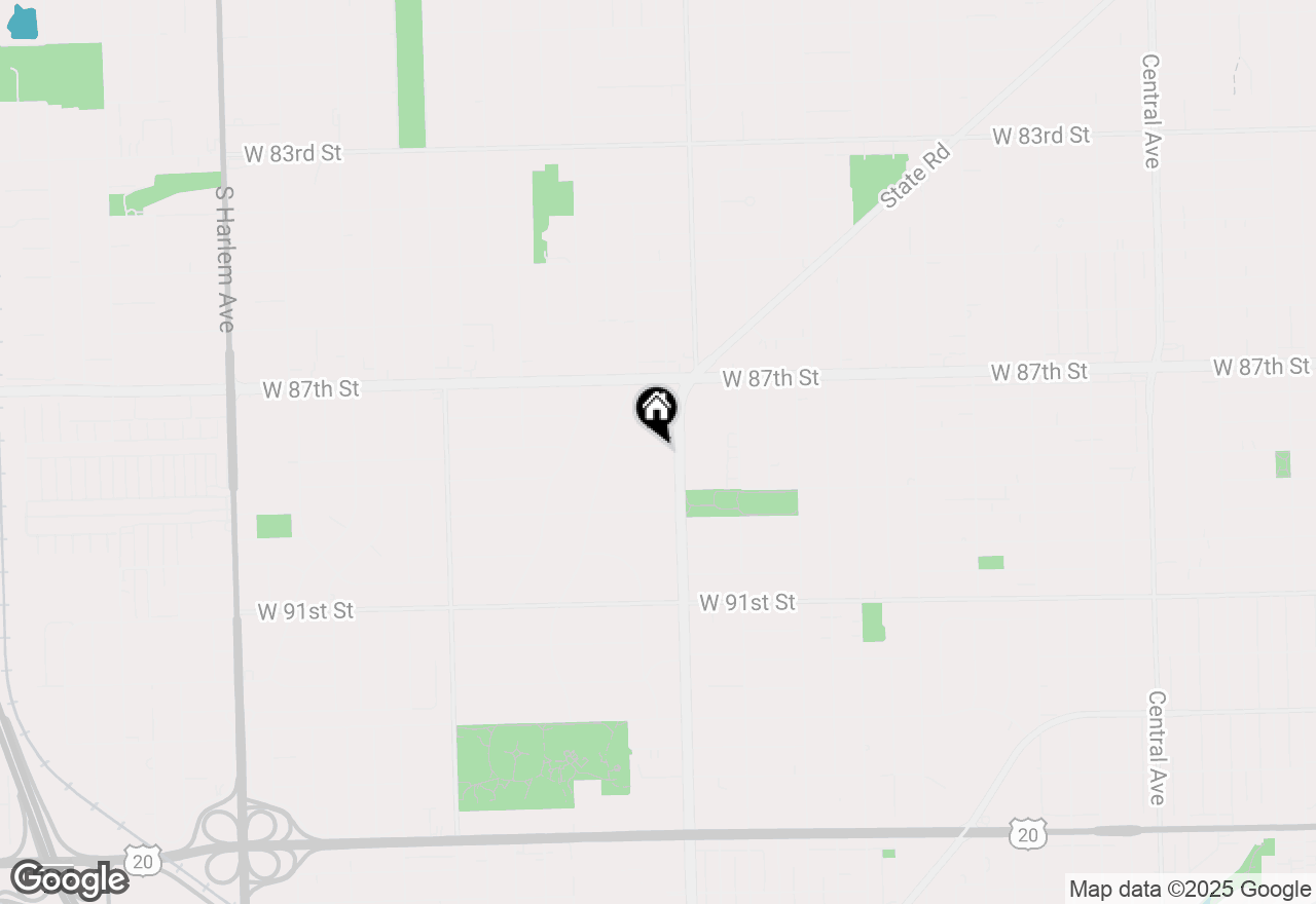 Map of 6419 W 88th Street, Oak Lawn, IL 60453