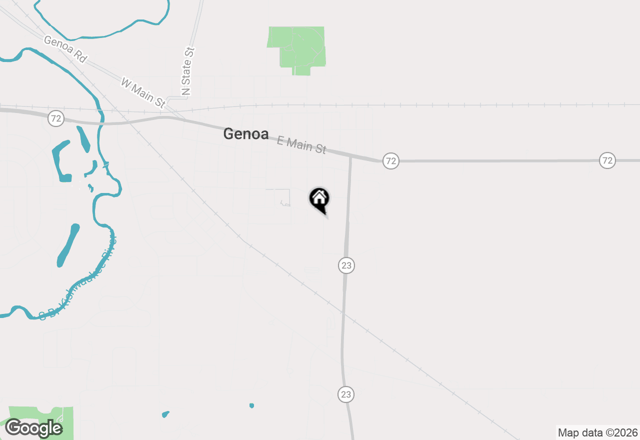 Map of 335 S Hadsall Street, Genoa, IL 60135