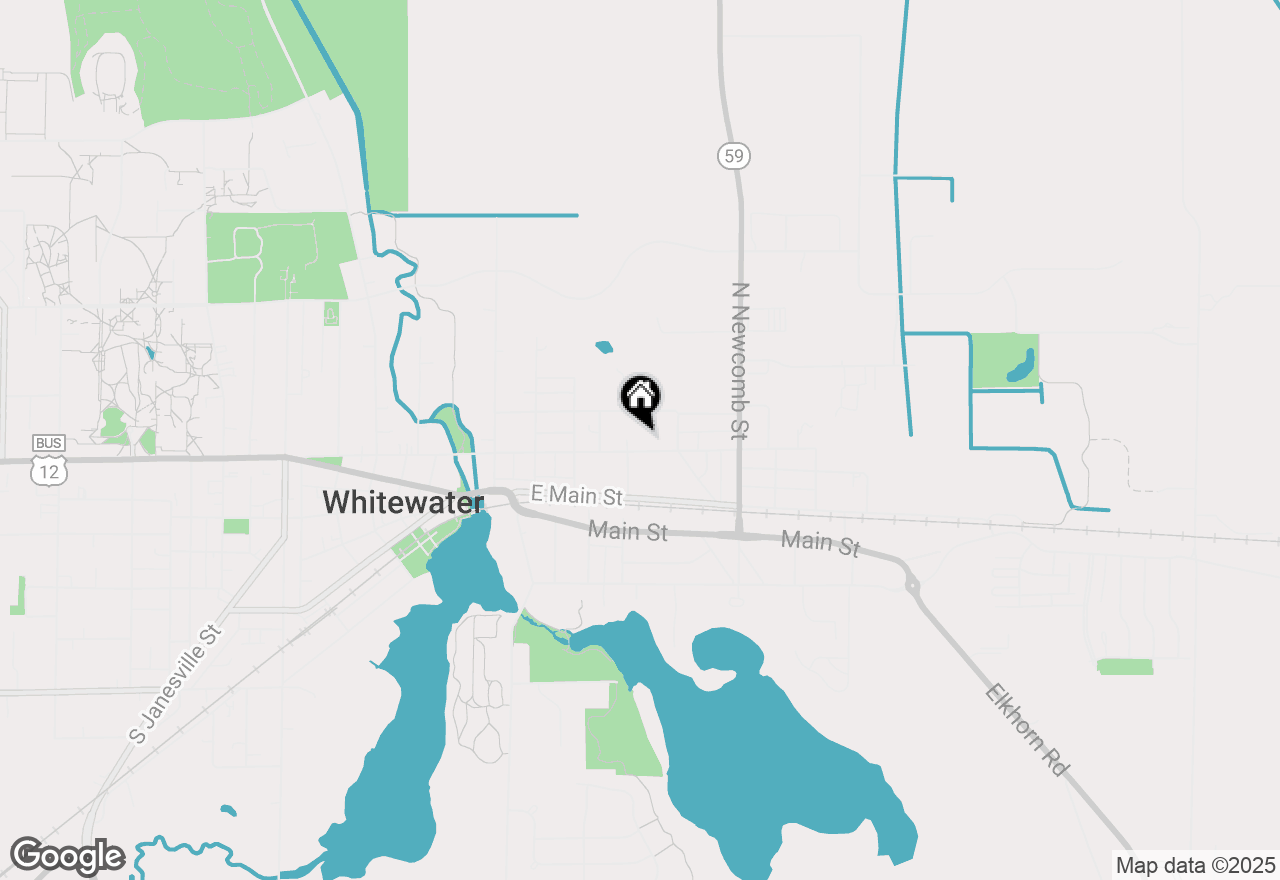 Map of 512 E North St, Whitewater, WI 53190