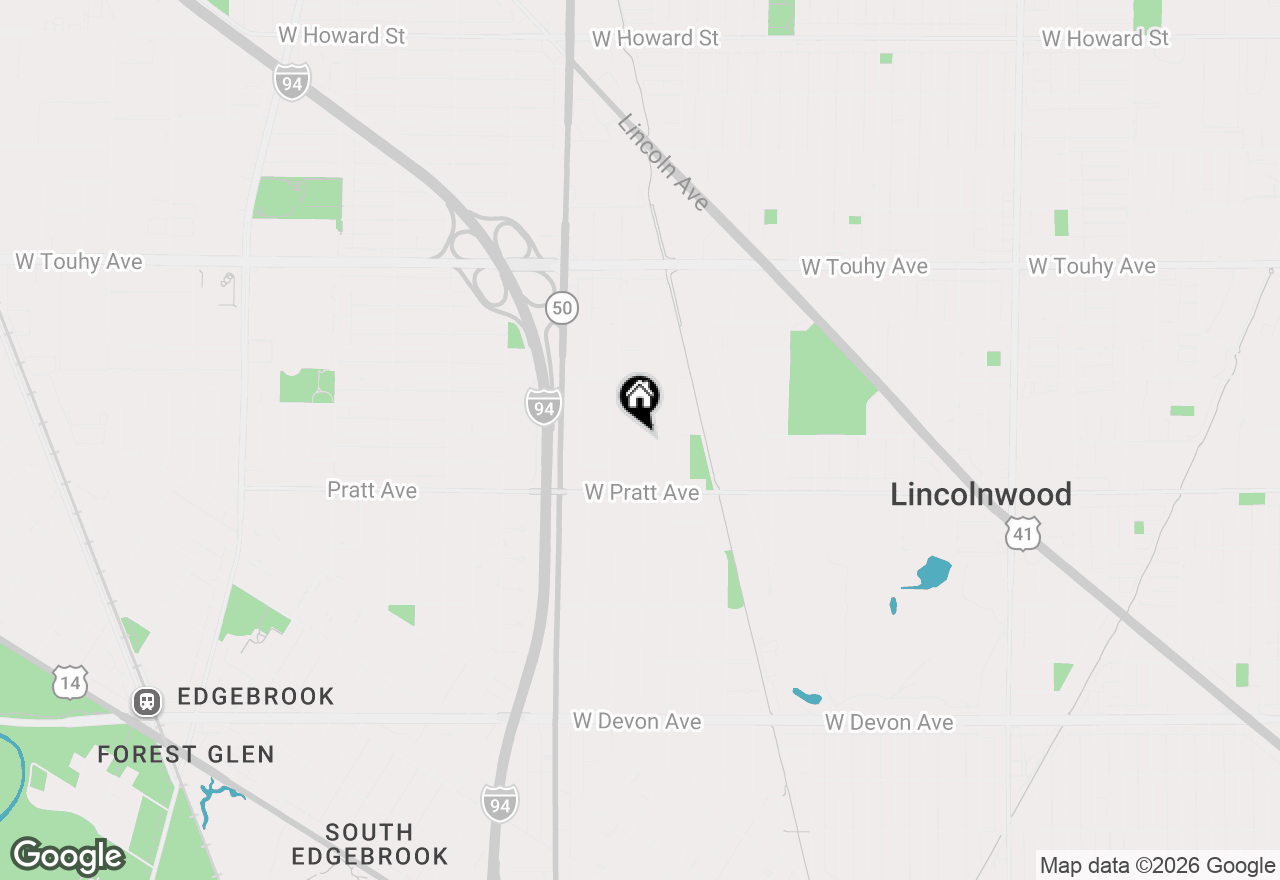 Map of 6857 N Knox Avenue, Lincolnwood, IL 60712