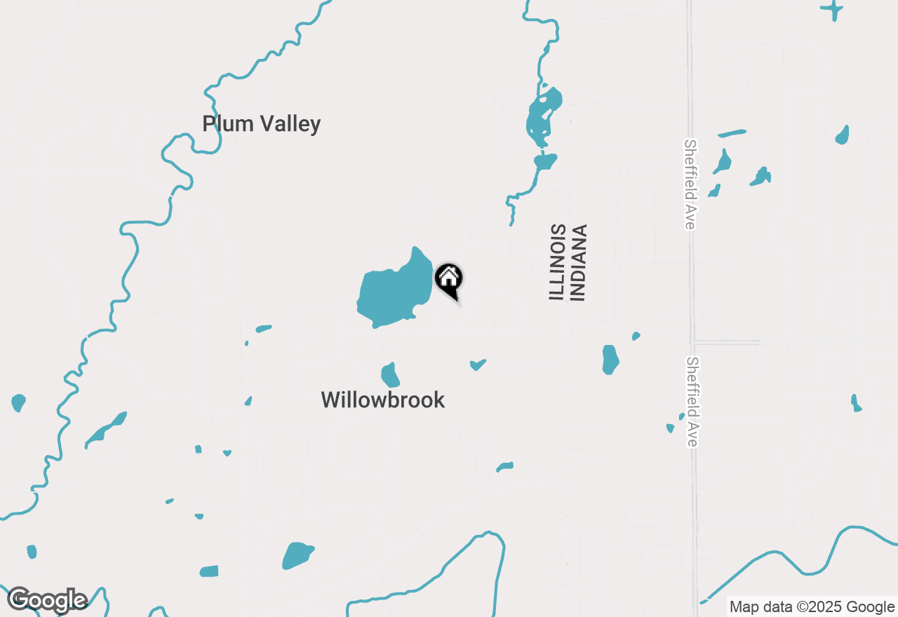 Map of 24219 S Lakeside Trail, Crete, IL 60417