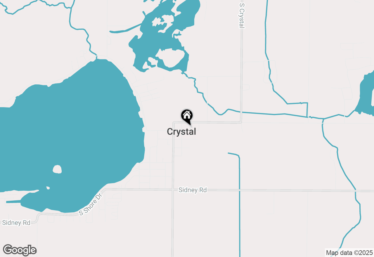 Map of 213 E Lake Street, Crystal, MI 48818