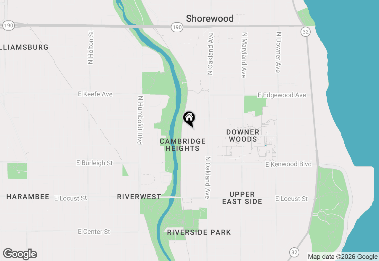 Map of 3321 N Newhall St, Milwaukee, WI 53211