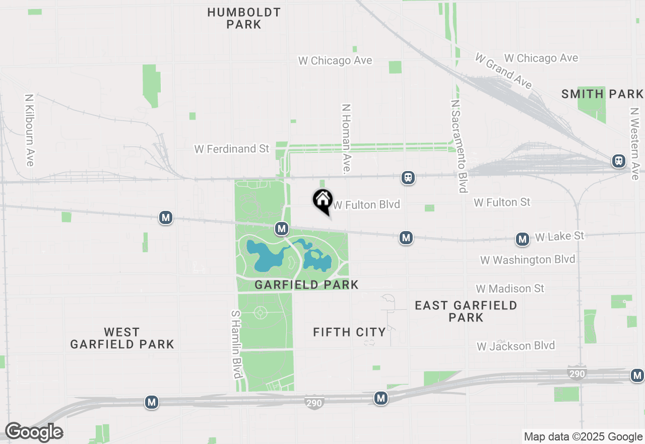 Map of 3455 W Walnut Street, Chicago, IL 60624