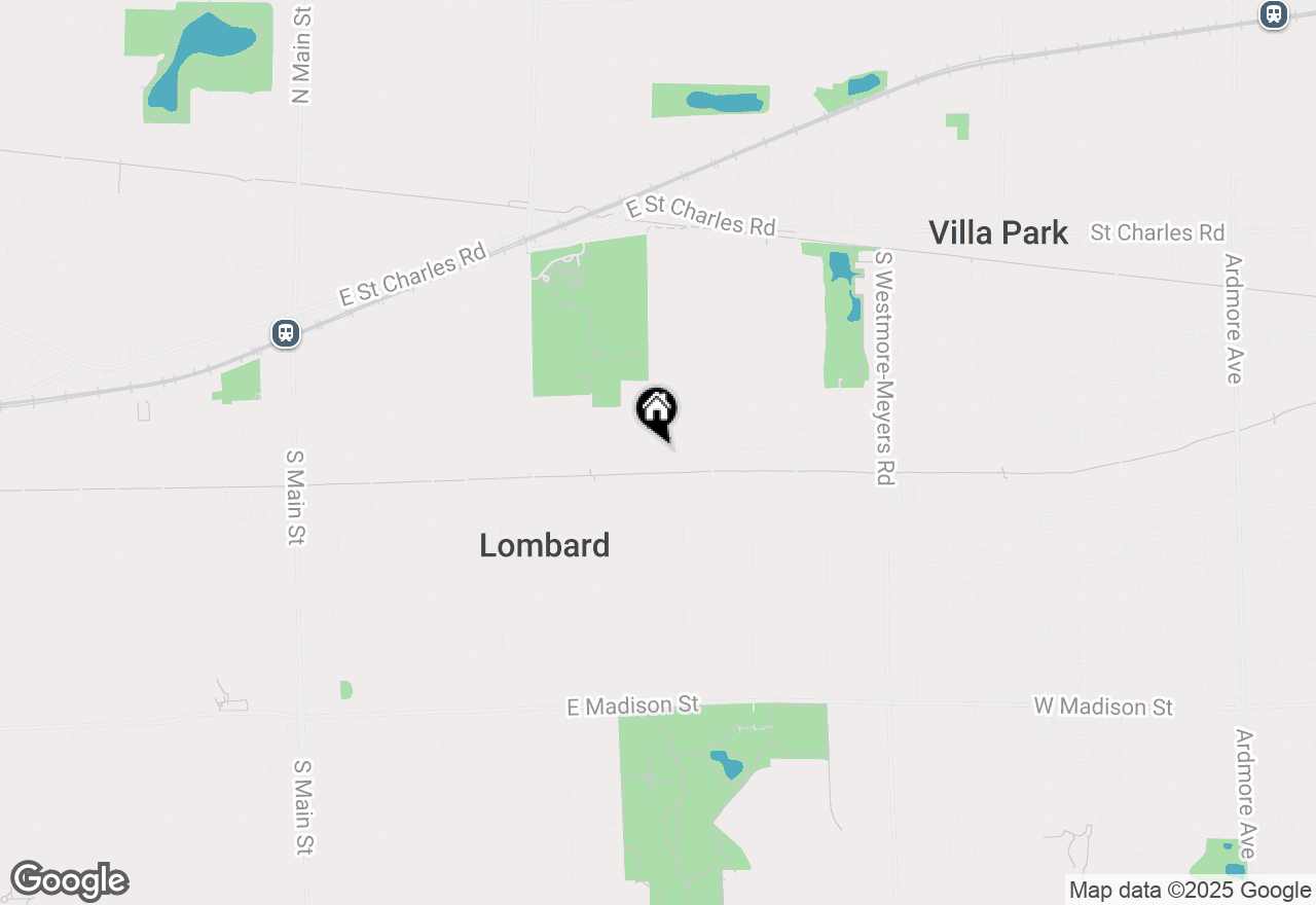 Map of 237 S Edgewood Avenue, Lombard, IL 60148