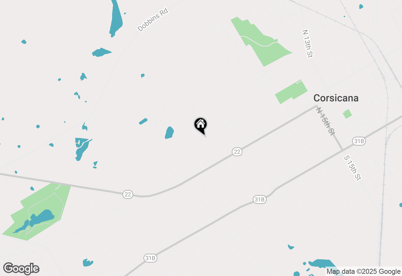 Map of 1817 Woodlawn Avenue, Corsicana, TX 75110