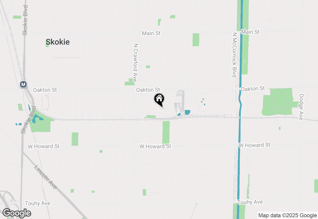 Map of 3814 Hull Street, Skokie, IL 60076