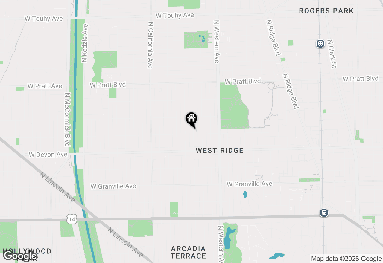 Map of 6506 N Maplewood Avenue, Chicago, IL 60645