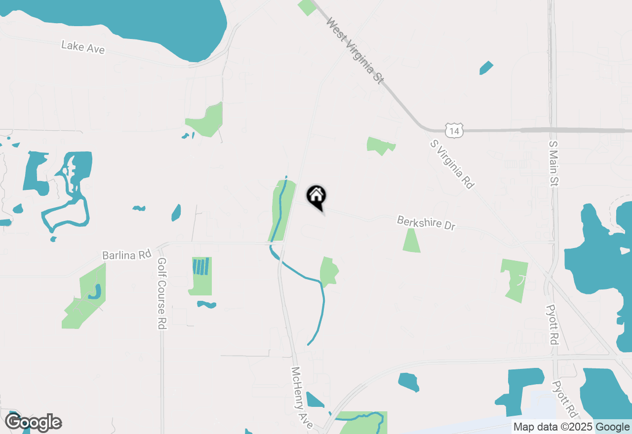 Map of 417 Berkshire Drive #16, Crystal Lake, IL 60014