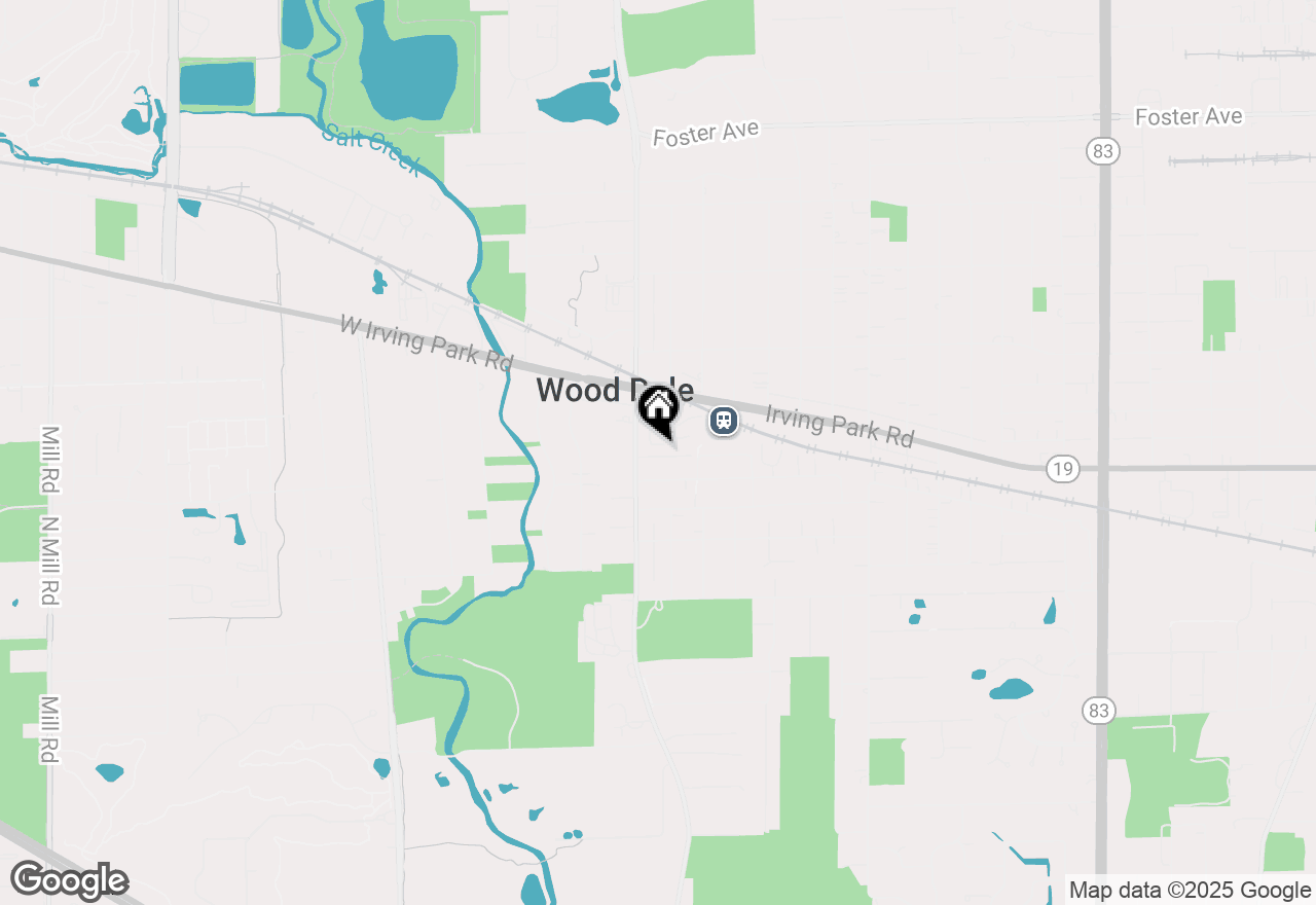 Map of 124 Oak Hill Drive, Wood Dale, IL 60191