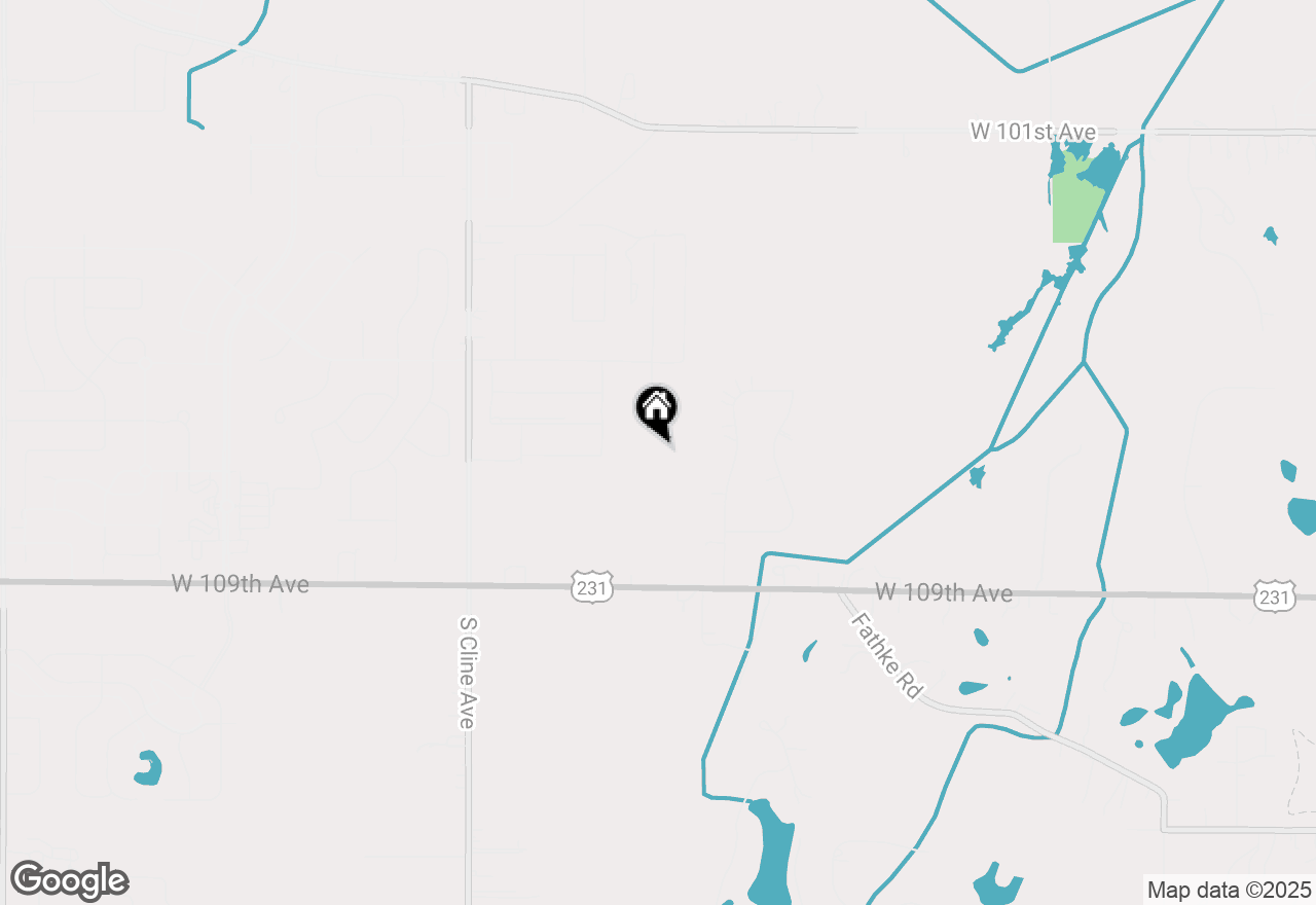 Map of 10651 Whitney Place, St. John, IN 46307