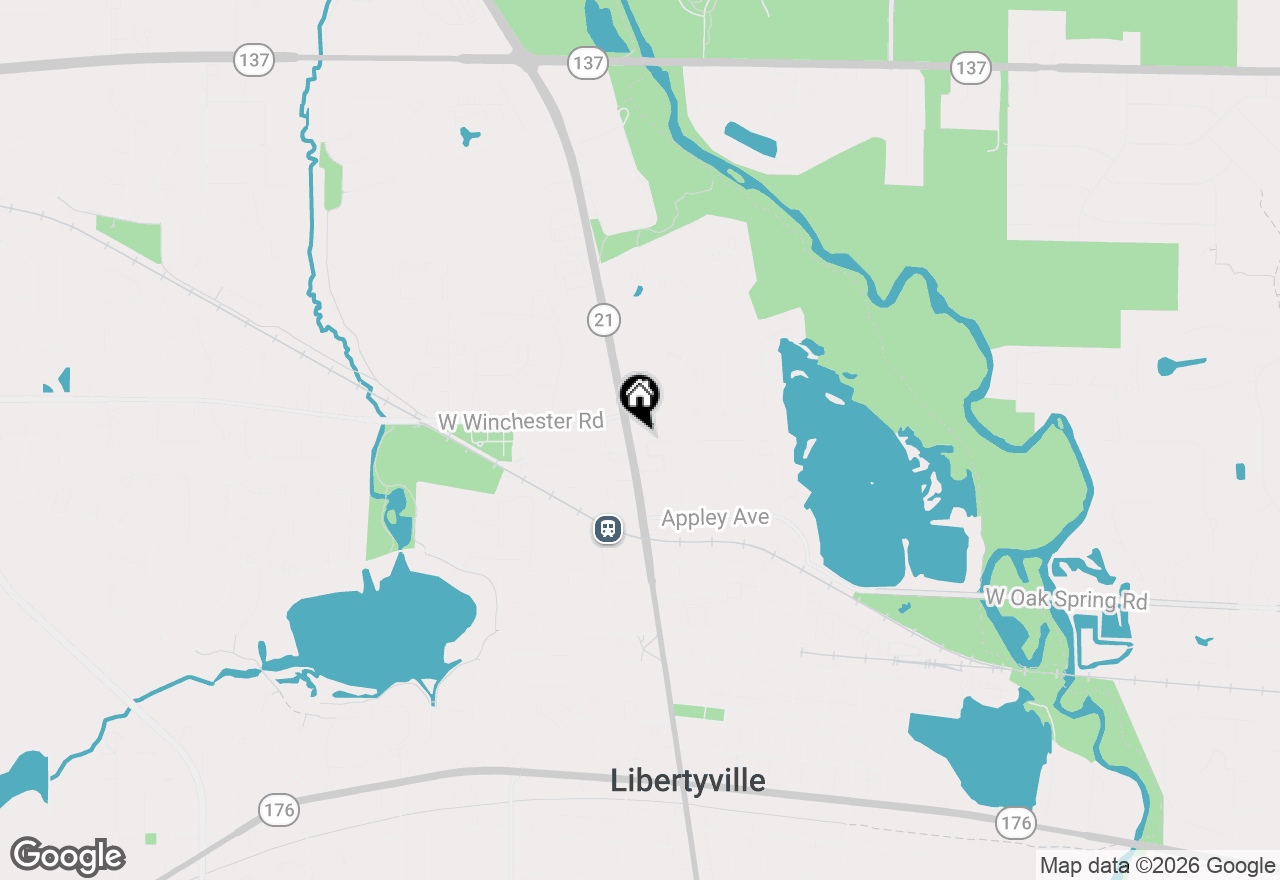 Map of 924 N Milwaukee Avenue #D, Libertyville, IL 60048