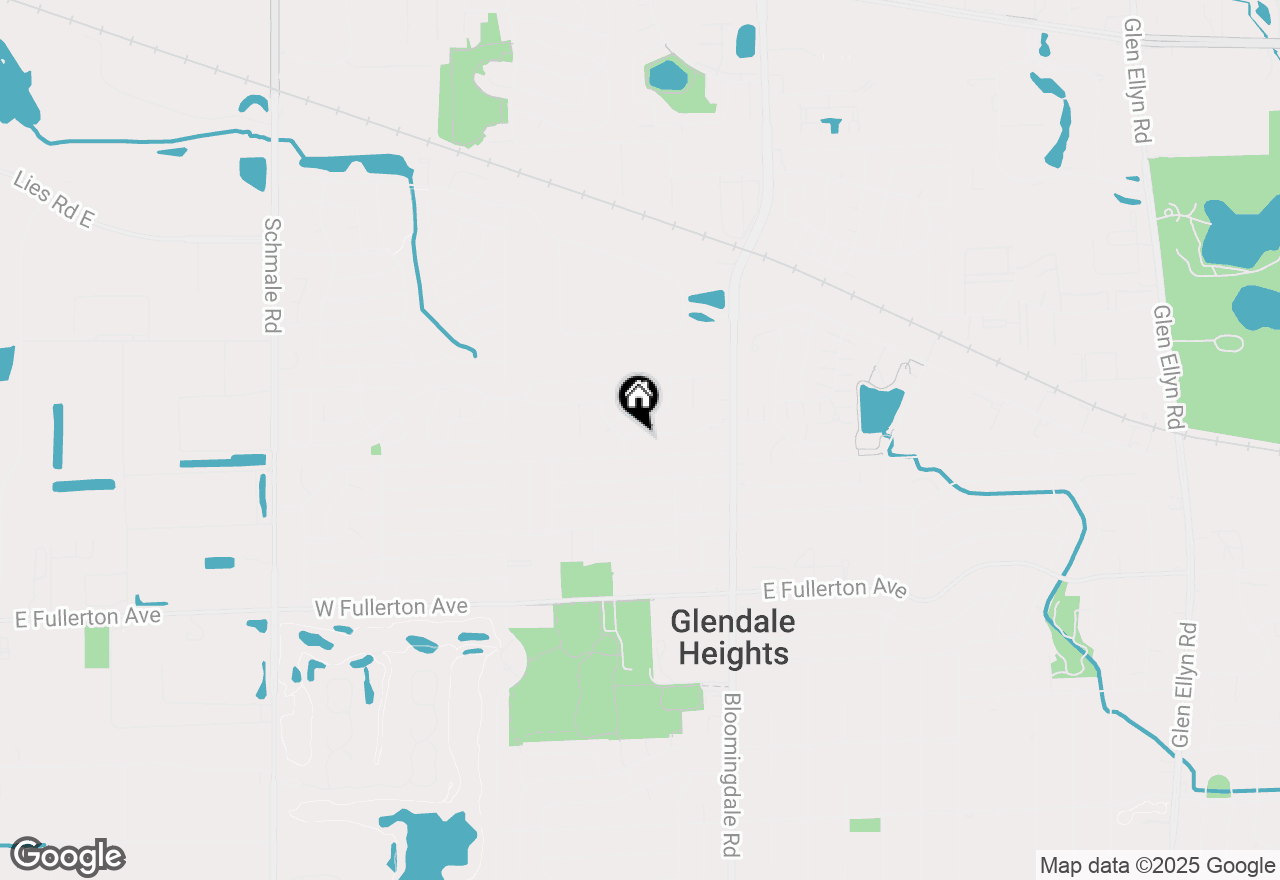 Map of 115 Placid Avenue, Glendale Heights, IL 60139
