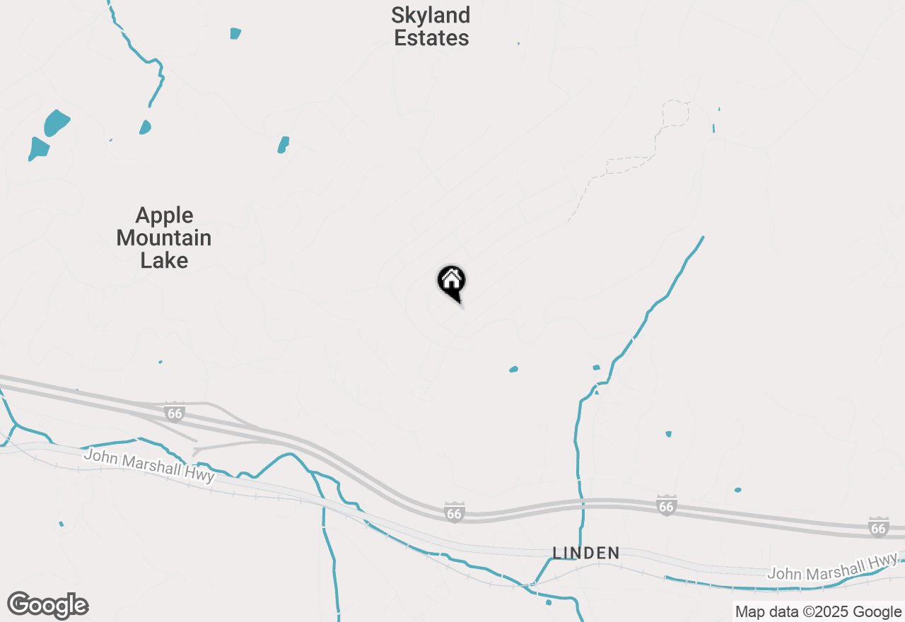 Map of 59 Parnassus Road, Linden, VA 22642