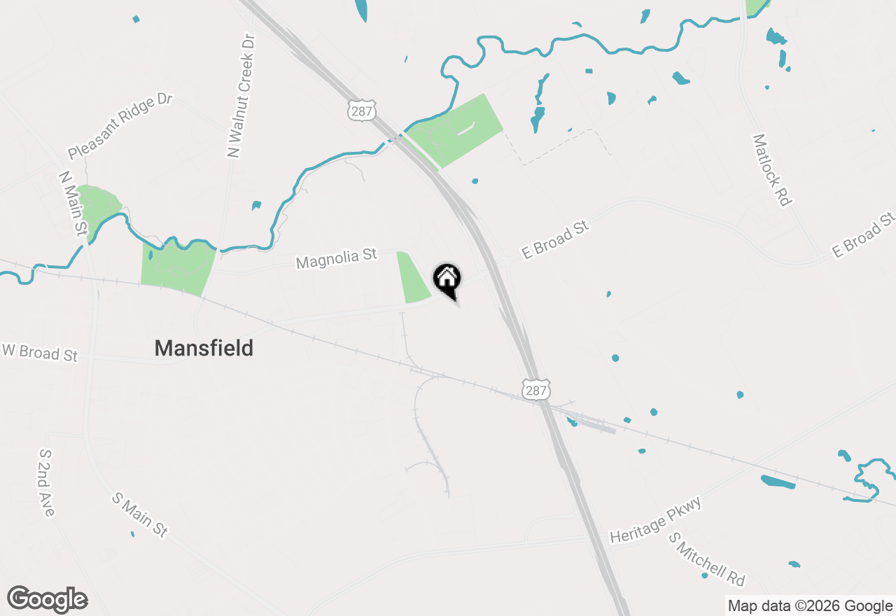 Map of 1550 E Broad Street #B, Mansfield, TX 76063