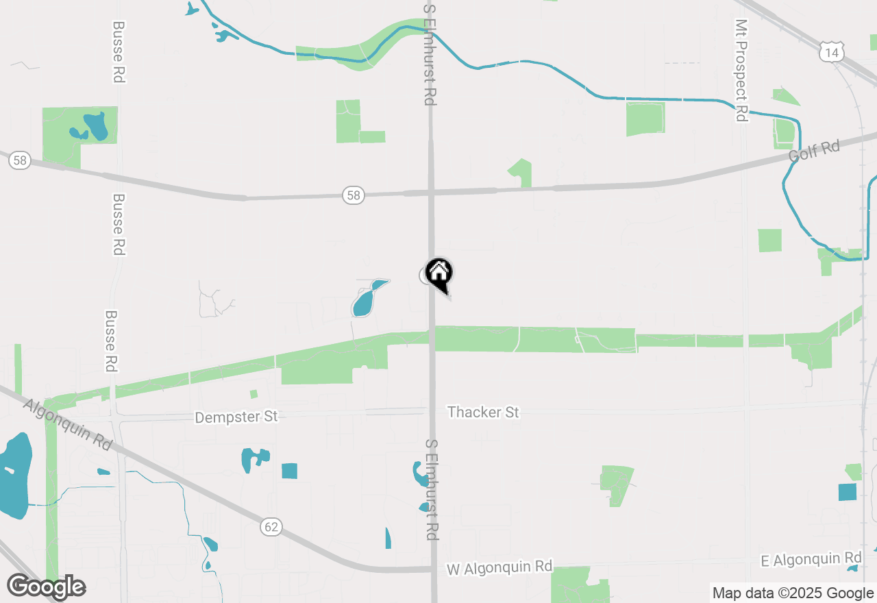 Map of 510 Lillian Lane, Des Plaines, IL 60016