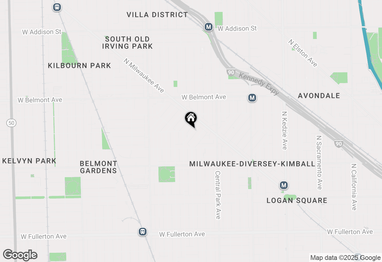 Map of 2946 N Lawndale Avenue, Chicago, IL 60618